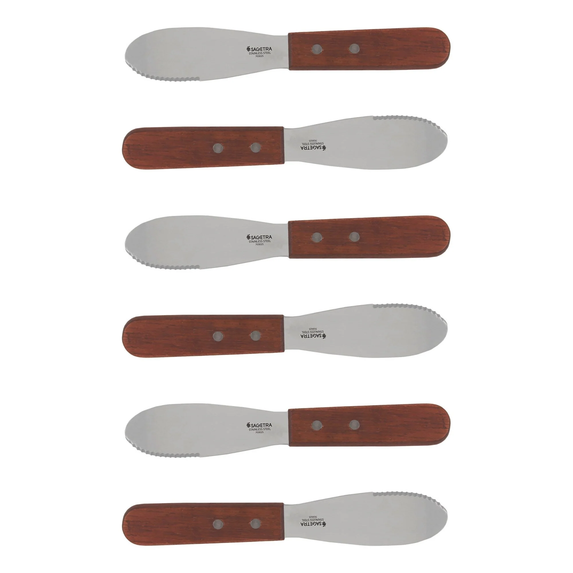 Sagetra Butter Spreader, Pack of 6 - Restaurant Equipment and Smallwares - Canadian Distribution