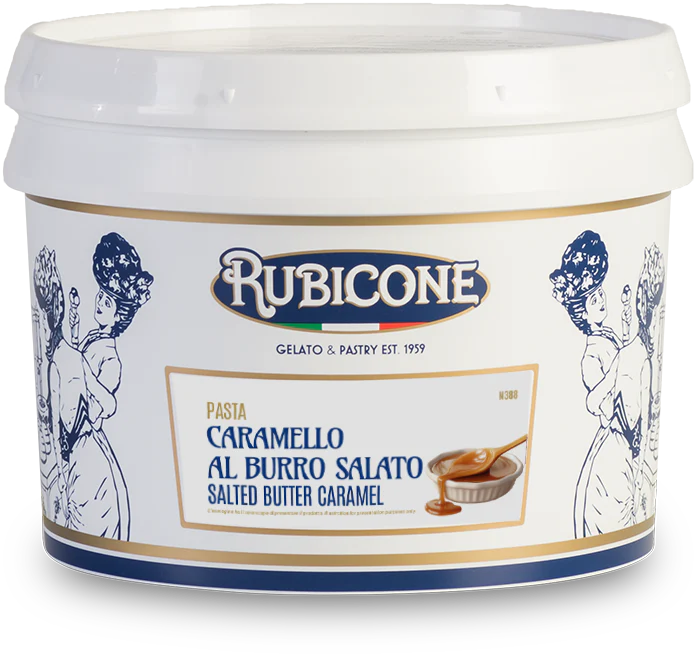 "PRE-ORDER" Salted Butter Caramel Paste - Classic Gelato Pastes - Case of 2 x 3 KG Buckets - Rubicone Canada - Ships Free Within Canada on Orders Above CAD $199 - Image 2