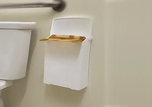 Sanitary Napkin Waxed Bags For Disposal Unit - Sold By The Case - Image 2