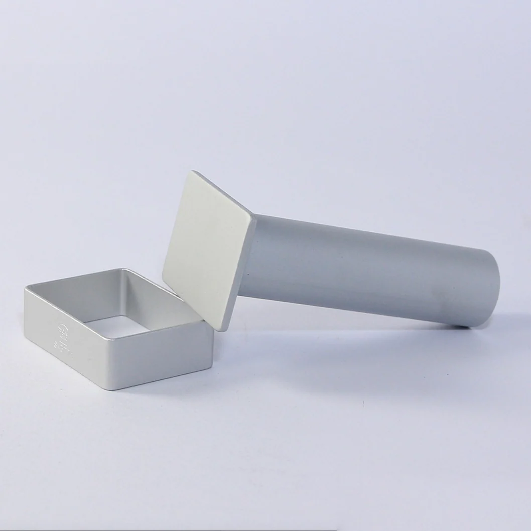 SANNENG Rectangular Pineapple Cake Ring Press, Anodized Aluminum, 1.9 Ă— 1.4 in - Canadian Distribution - Ships Free Within Canada on Orders Above CAD $199 - Image 2