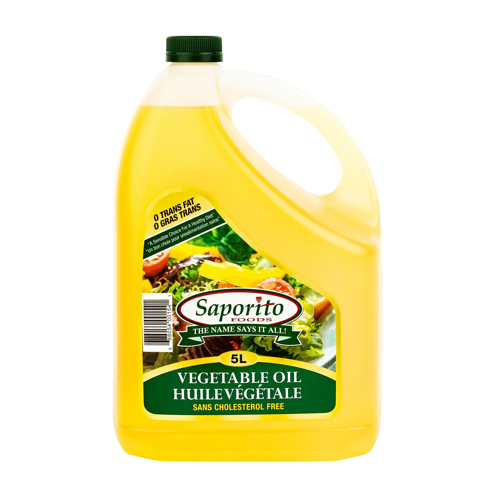 Saporito Vegetable Oil - 4 x 5 L - Grocery and Food Items - Canadian Distribution - Ships Free Within Canada on Orders Above CAD $199 - Image 2