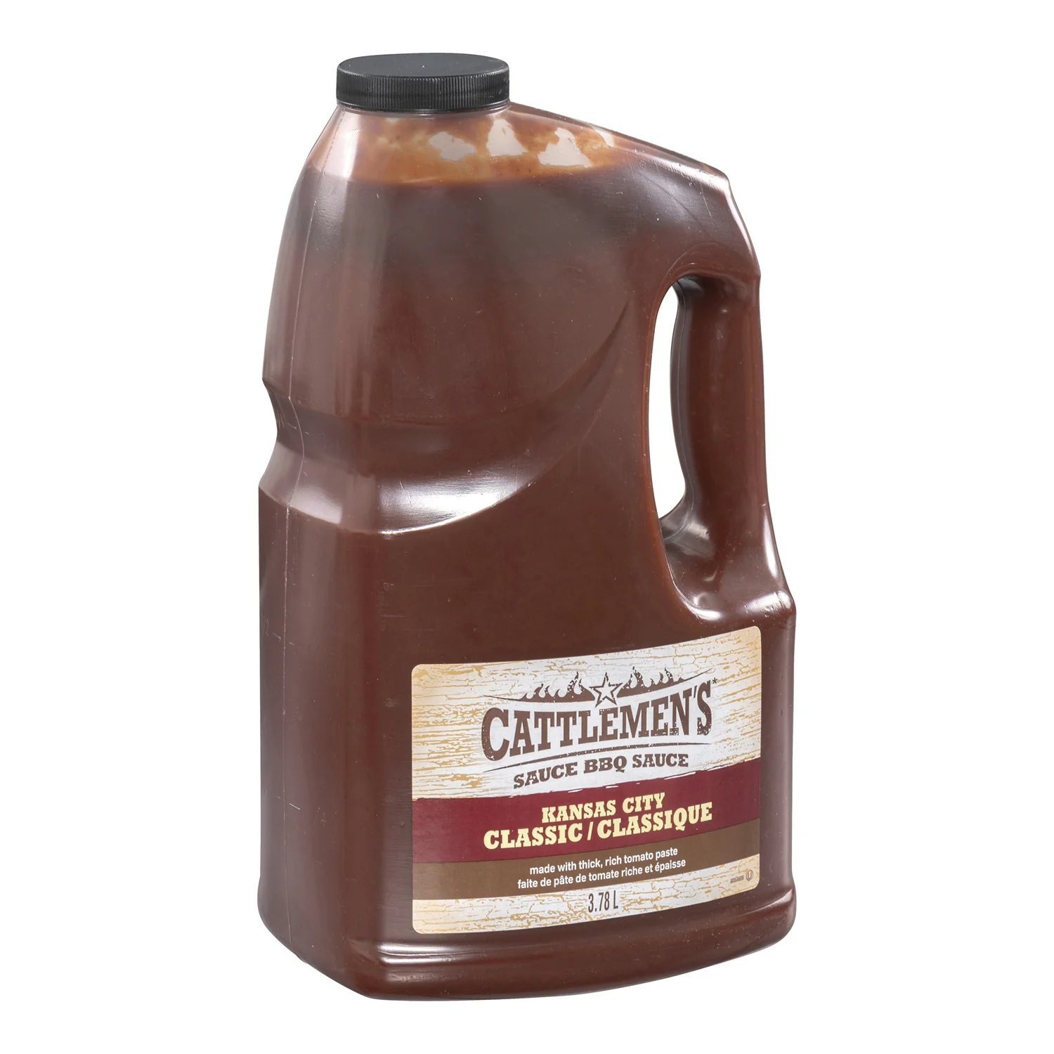 Sauce BBQ Classic Kansas City Style - 2 x 3.78 L - Cattlemen's - Restaurant and Foodservice Ingredients - Canadian Distribution - Ships Free Within Canada on Orders Above CAD $199