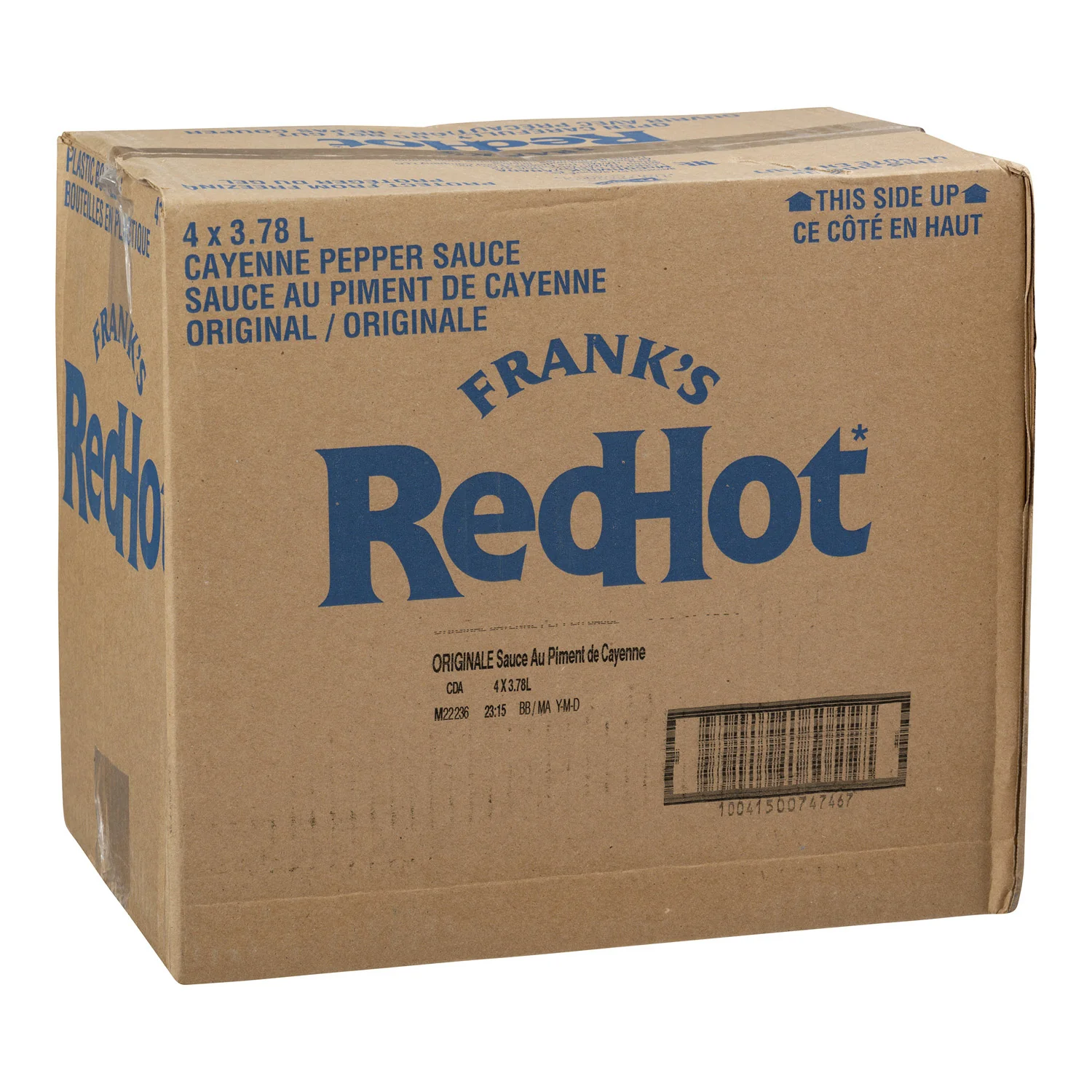 Sauce Cayenne Redhot Pepper - 4 x 3.78 L (Case = 1 x 3.78 L) - Franks - Restaurant and Foodservice Ingredients - Canadian Distribution - Ships Free Within Canada on Orders Above CAD $199 - Image 2