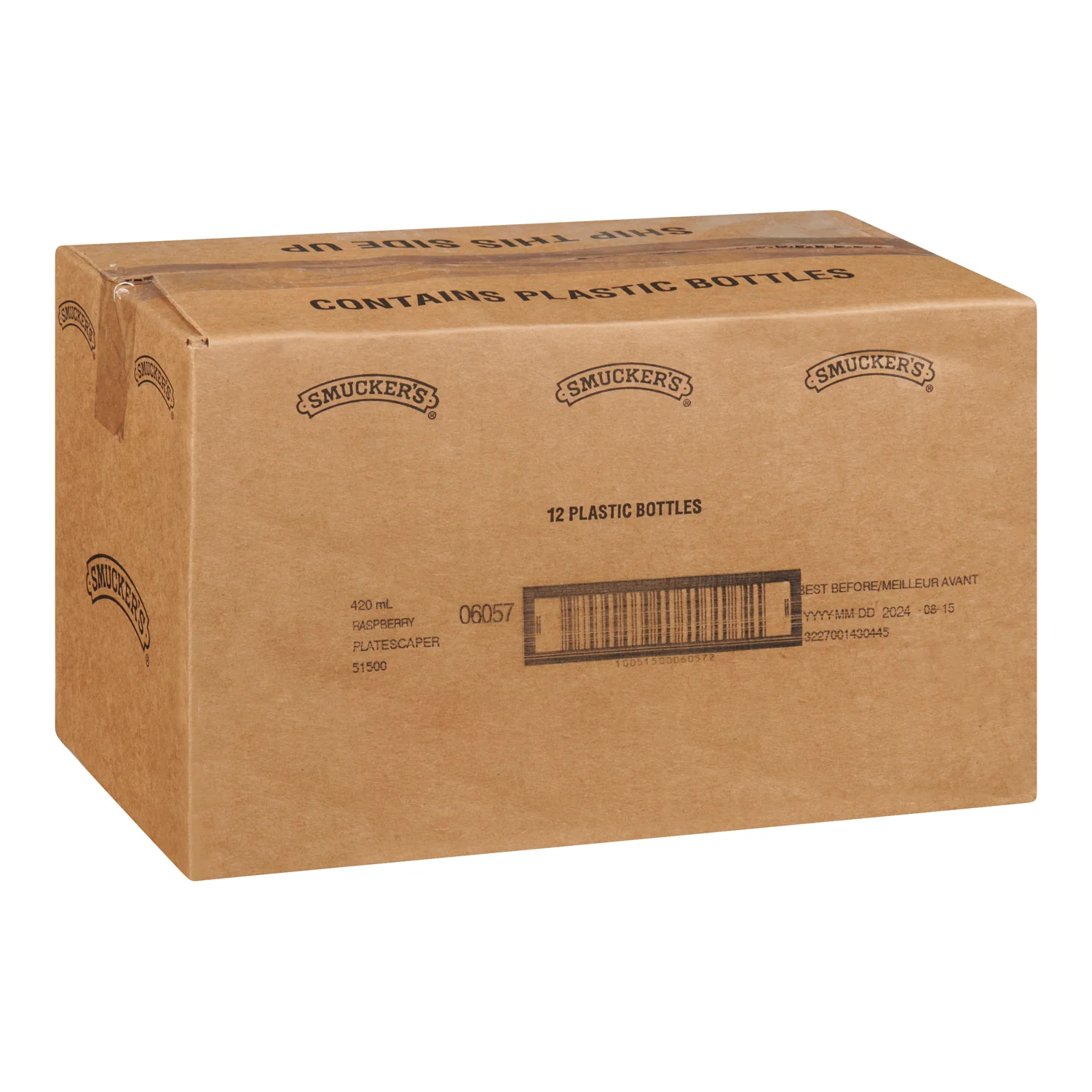 Sauce Dessert Raspberry Scaper - 12 x 420 ml - Jm Smucker - Baking Mixes and Ingredients - Canadian Distribution - Ships Free Within Canada on Orders Above CAD $199 - Image 2