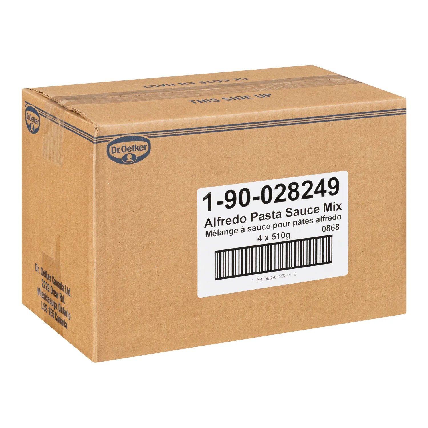 Sauce Pasta Alfredo Mix - 4 x 510 g - Oetker - Restaurant and Foodservice Ingredients - Canadian Distribution - Ships Free Within Canada on Orders Above CAD $199 - Image 2