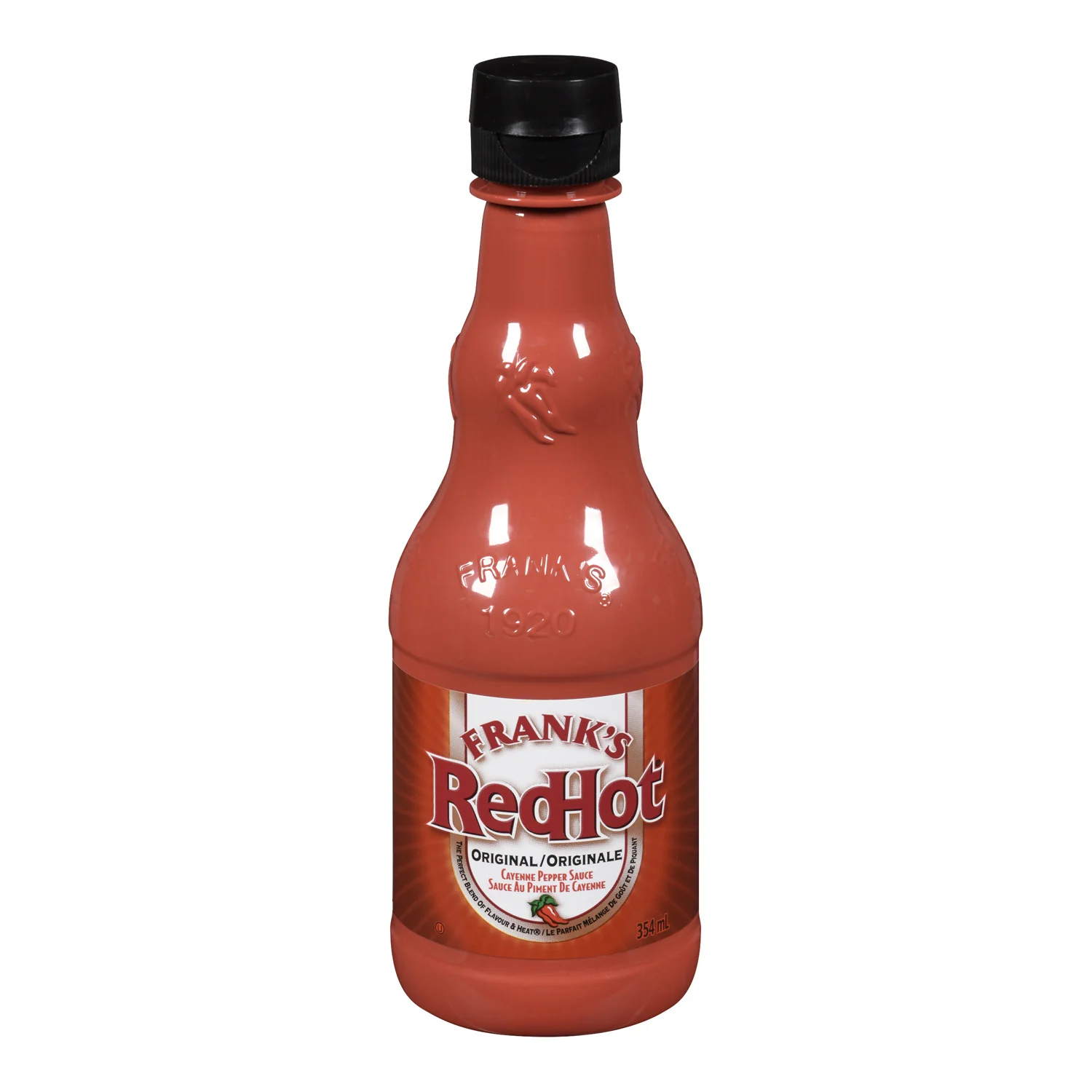 Sauce Red Hot Original Franks - 12 x 354 mL - Franks - Restaurant and Foodservice Ingredients - Canadian Distribution - Ships Free Within Canada on Orders Above CAD $199