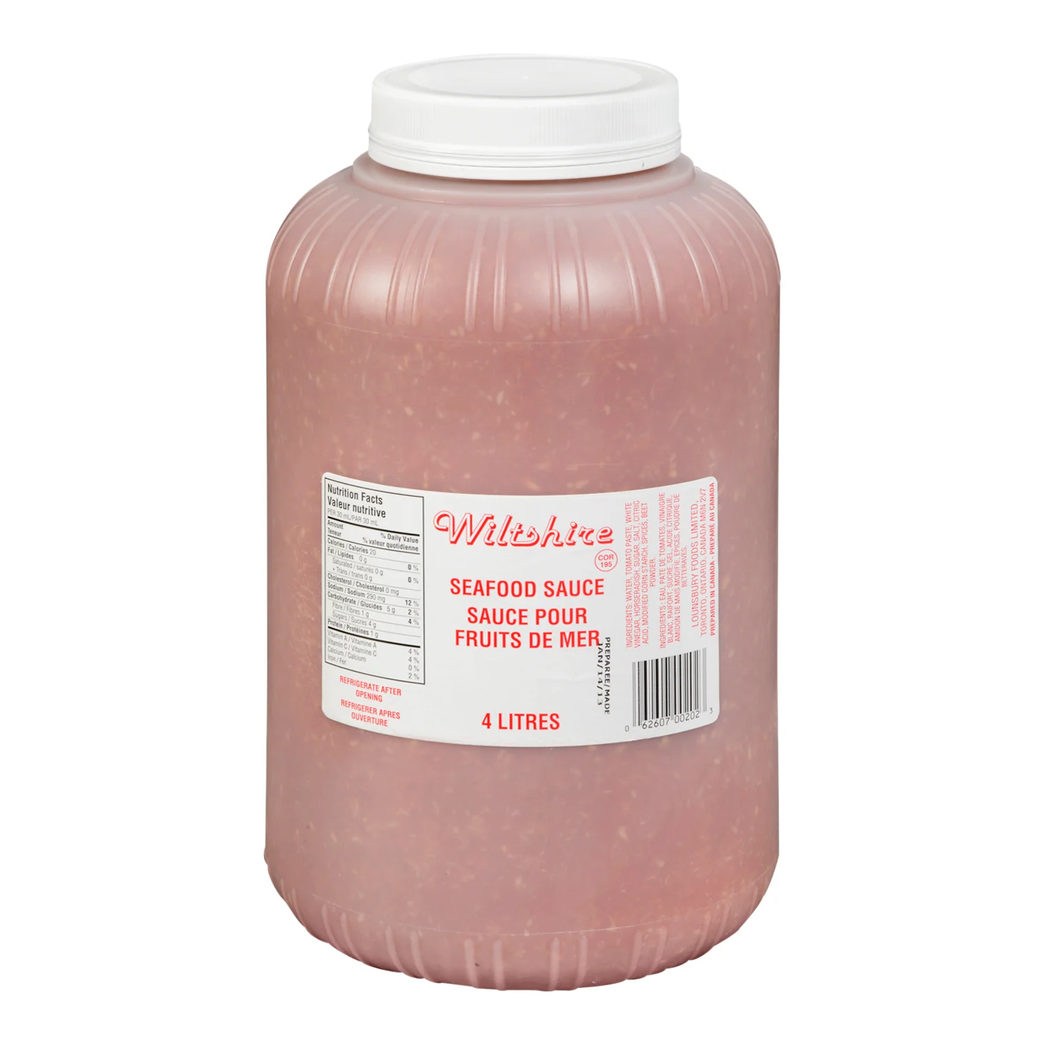 Sauce Seafood - 2 x 4 L - Wiltshire - Restaurant and Foodservice Ingredients - Canadian Distribution - Ships Free Within Canada on Orders Above CAD $199