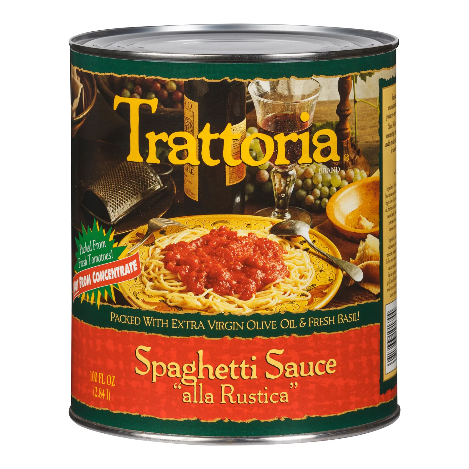 Sauce Spaghetti Alla Rustica - 6 x 100 oz - Tratora - Restaurant and Foodservice Ingredients - Canadian Distribution - Ships Free Within Canada on Orders Above CAD $199 - Image 2