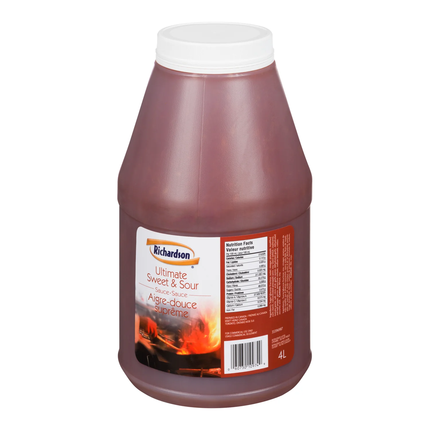 Sauce Sweet & Sour Ultimate - 2 x 4 L - Richardson - Restaurant and Foodservice Ingredients - Canadian Distribution - Ships Free Within Canada on Orders Above CAD $199
