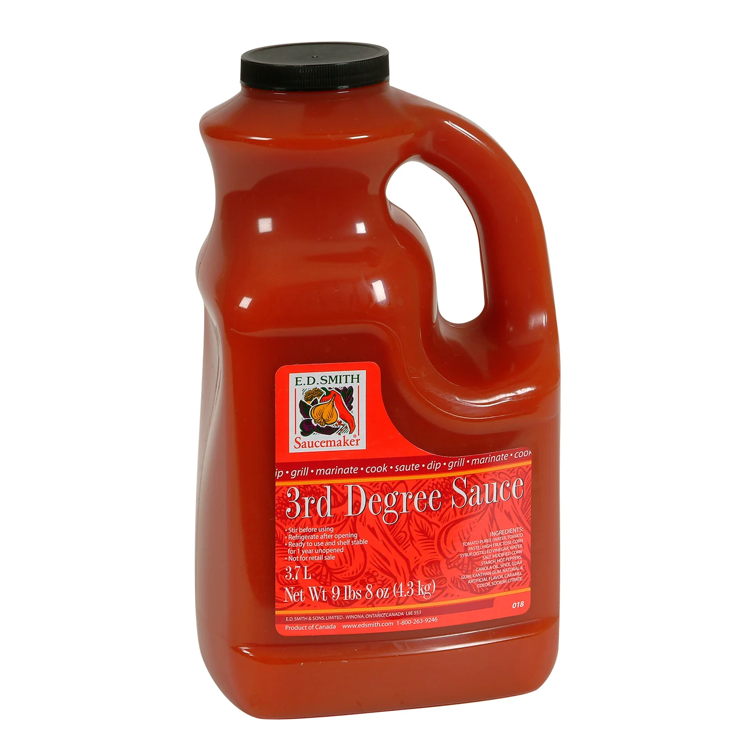 Sauce Wing 3rd Degree - 2 x 3.7 L - Saucemaker - Restaurant and Foodservice Ingredients - Canadian Distribution - Ships Free Within Canada on Orders Above CAD $199