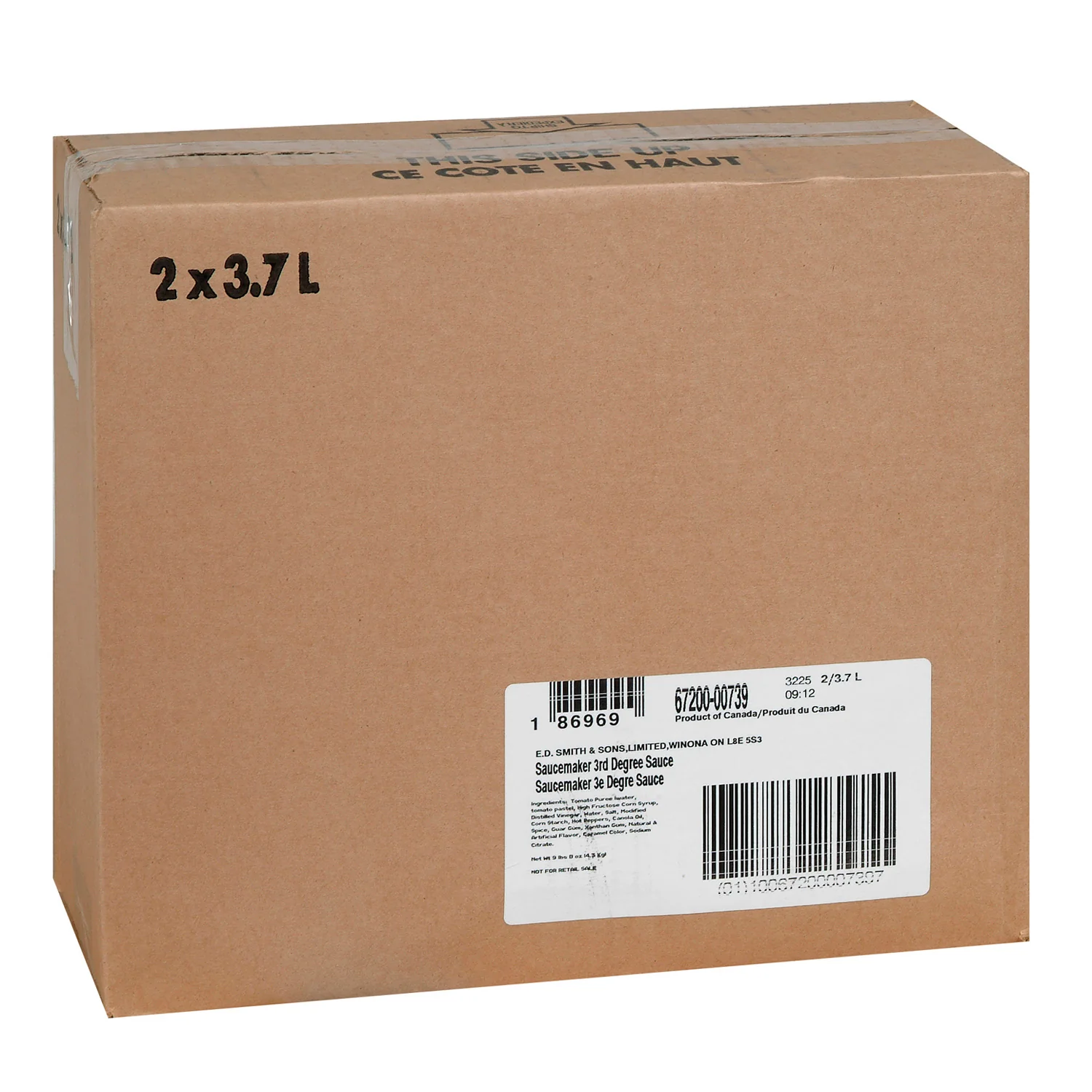 Sauce Wing 3rd Degree - 2 x 3.7 L - Saucemaker - Restaurant and Foodservice Ingredients - Canadian Distribution - Ships Free Within Canada on Orders Above CAD $199 - Image 3