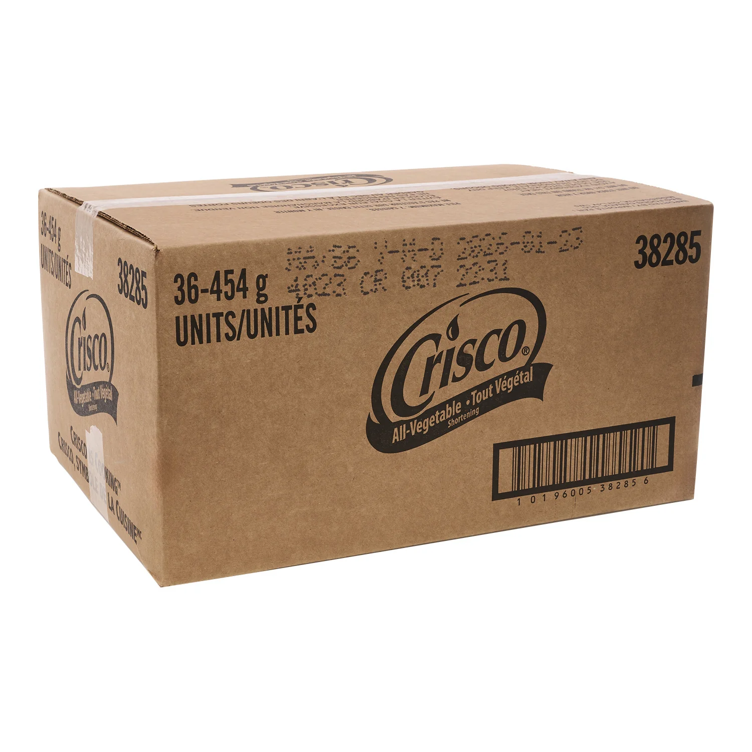 Shortening All-Vegetable - 36 x 454 g - Crisco - Restaurant and Foodservice Ingredients - Canadian Distribution - Ships Free Within Canada on Orders Above CAD $199 - Image 2