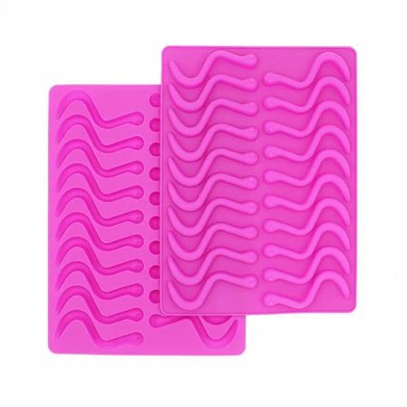 Silicon Gummy Worms Mold (2 pack) - Candy Making - LorAnn Oils - Canadian Distribution - Ships Free Within Canada on Orders Above CAD $199 - Image 2