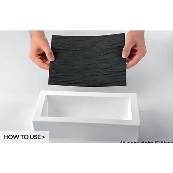SILIKOMART Arabesque 1300 Buche Cake Silicone Mould Set - Canadian Distribution - Image 3