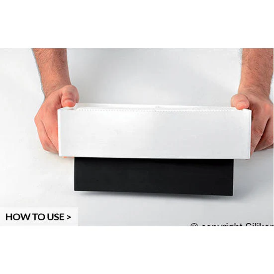 SILIKOMART Arabesque 1300 Buche Cake Silicone Mould Set - Canadian Distribution - Image 6