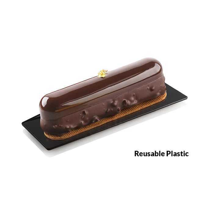 SILIKOMART Black Rectangle Dessert Trays, 140×40 mm - Canadian Distribution - Ships Free Within Canada on Orders Above CAD $199 - Image 2