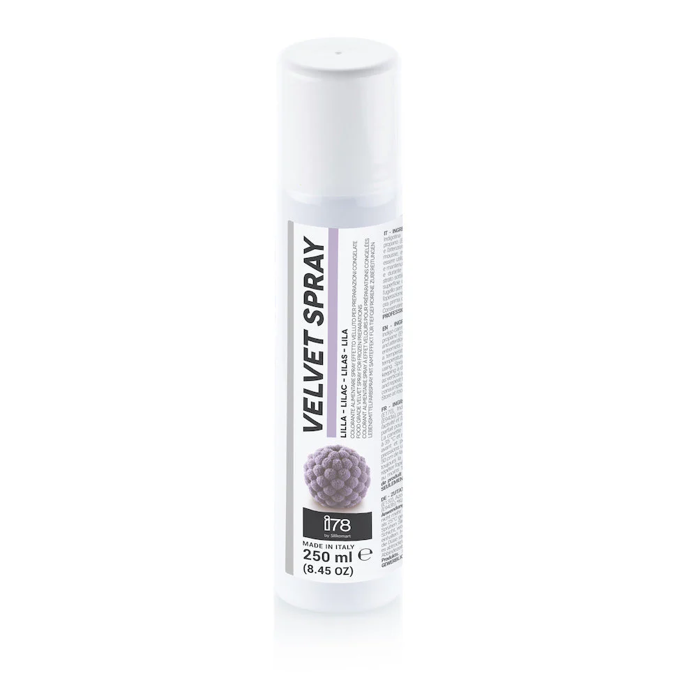 SILIKOMART Cocoa Butter Velvet Spray Lilac, 250 ml - Canadian Distribution - Ships Free Within Canada on Orders Above CAD $199