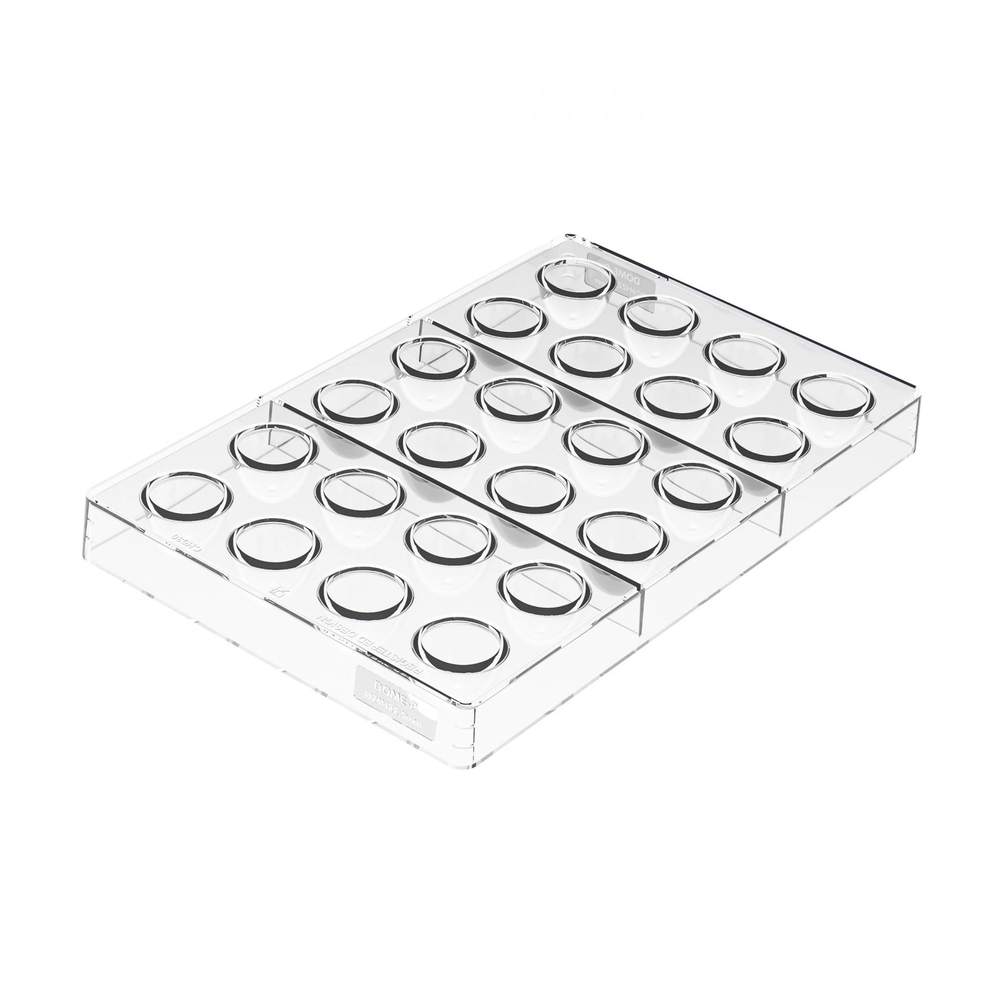 SILIKOMART Dome 01 Tritan Chocolate Mould Kit, Bonbon - Canadian Distribution - Image 2