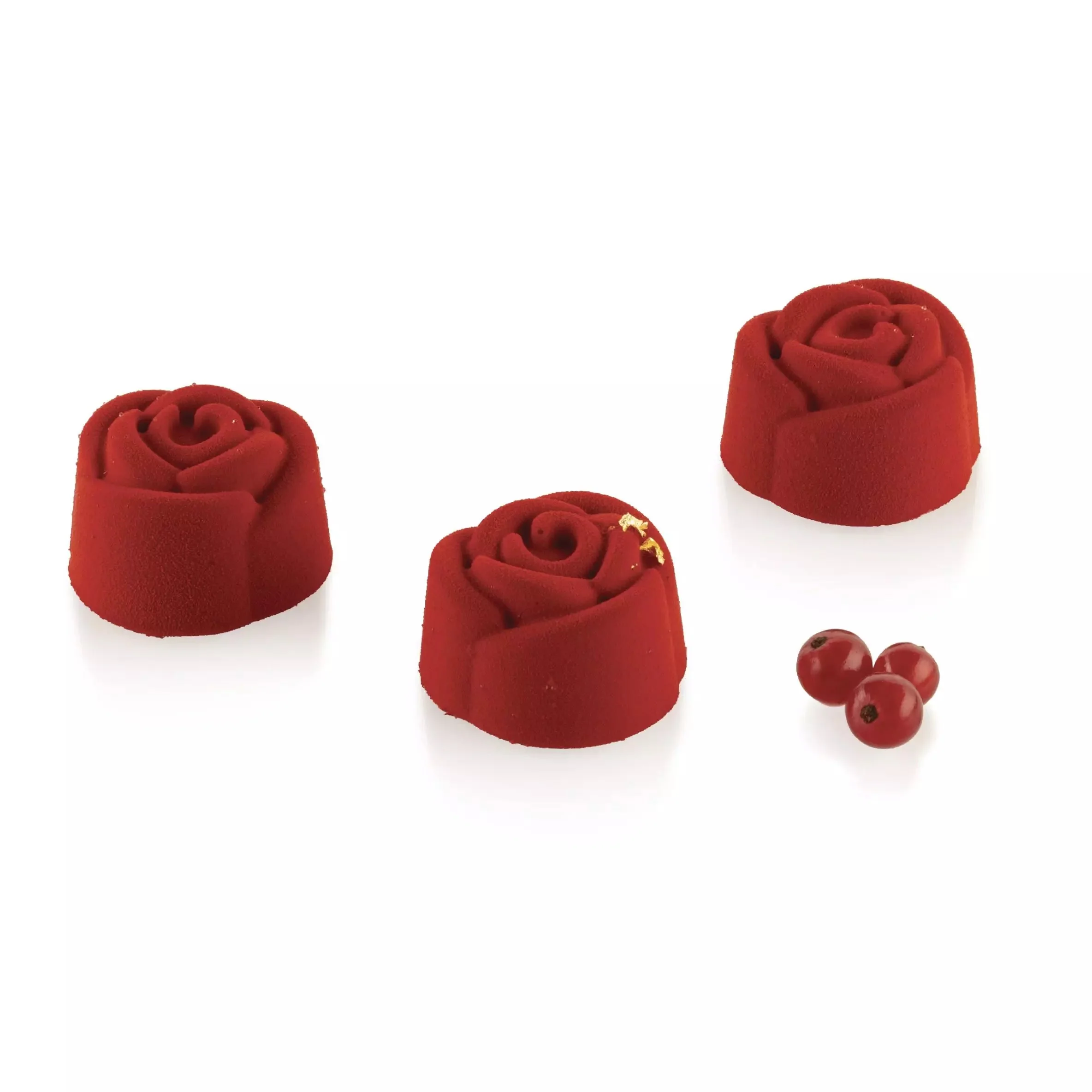 SILIKOMART SF074 Small Rose Silicone Mould Ø44 mm - Canadian Distribution - Ships Free Within Canada on Orders Above CAD $199 - Image 2
