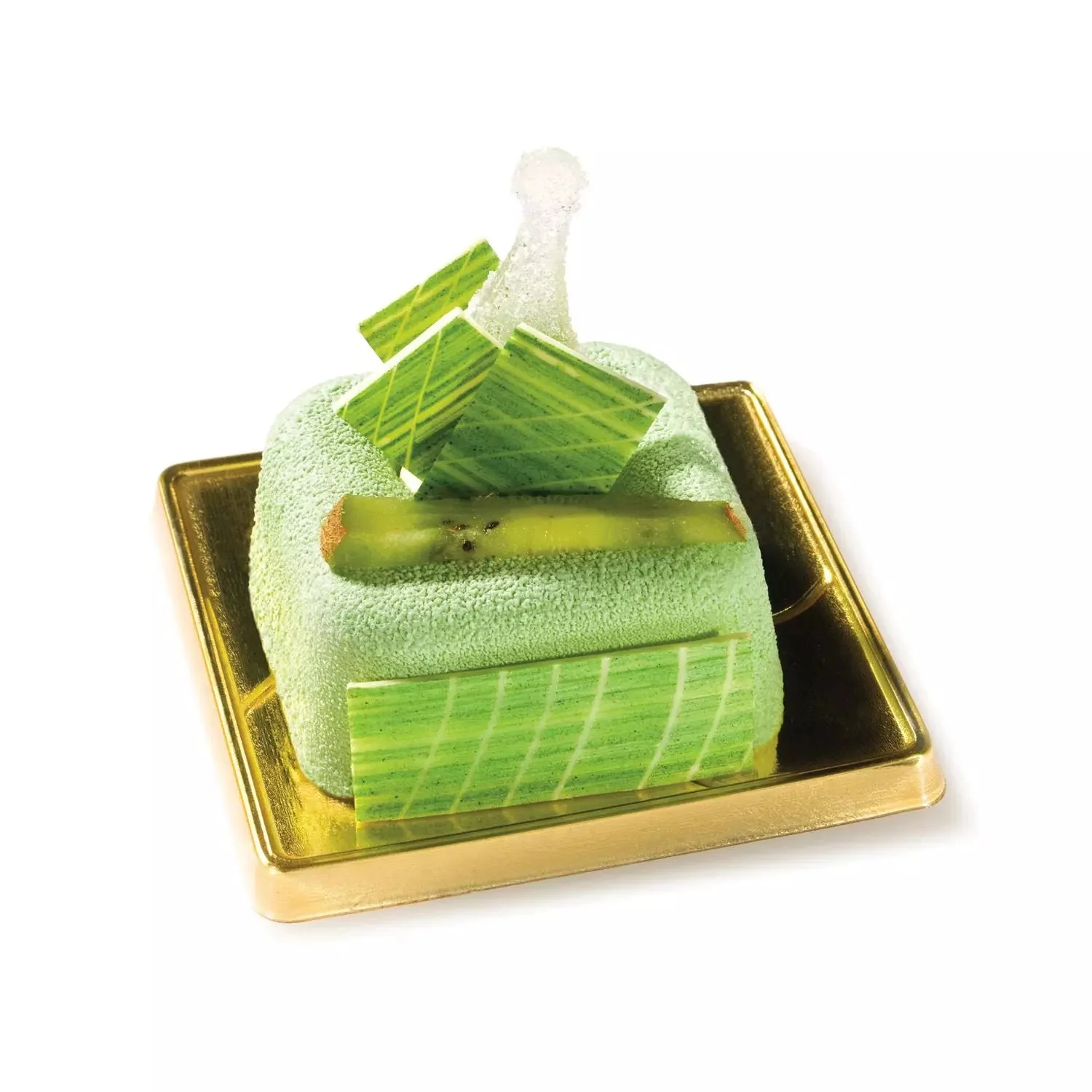 SILIKOMART SF082 Big Square Savarin Silicone Mould 65 x 65 mm - Canadian Distribution - Ships Free Within Canada on Orders Above CAD $199 - Image 2