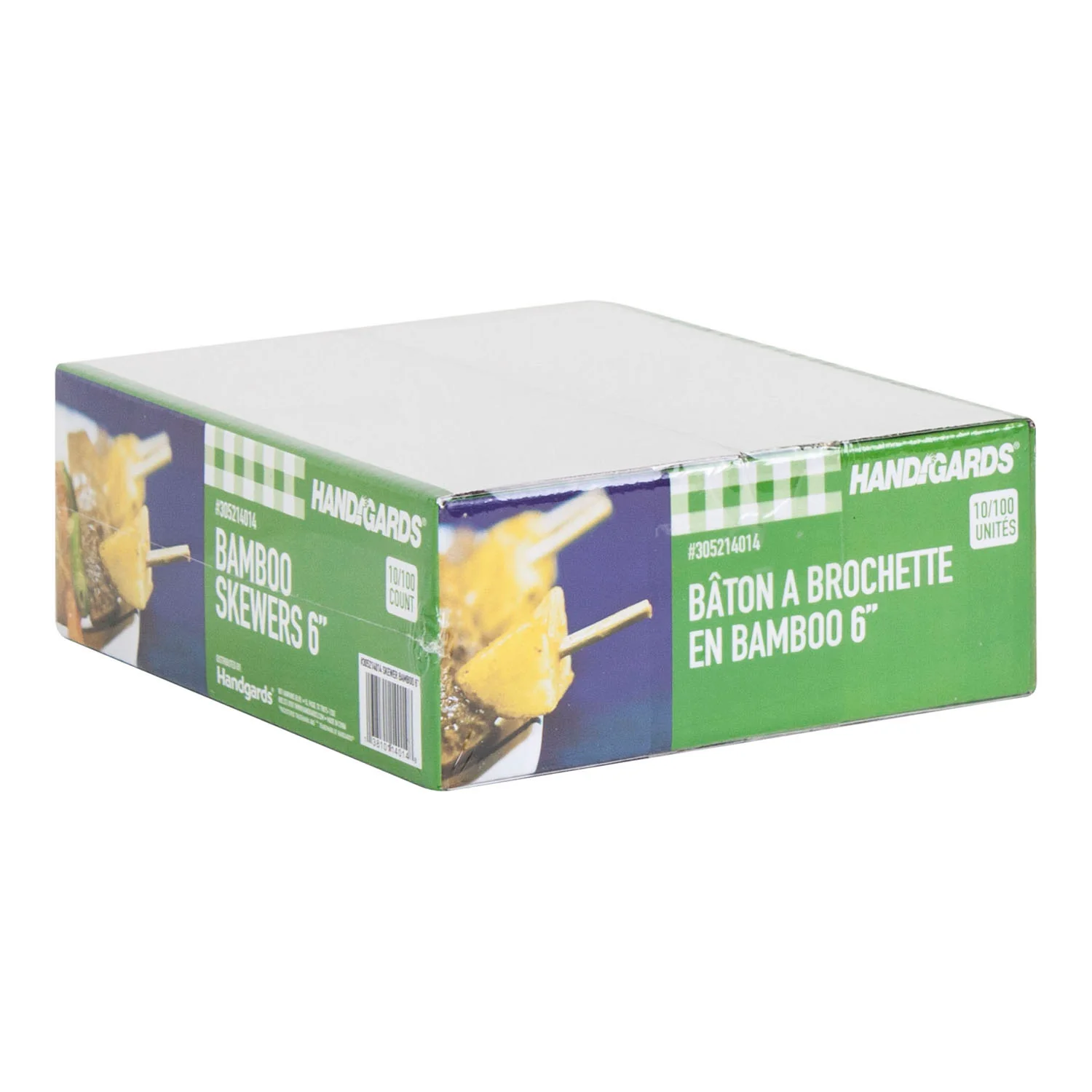 Skewer Bamboo 6 in. - 1000 count (Case = 10 x 1000 count) - Handgard - Packaging and Accessories - Restaurant Supplies and Equipment - Canadian Distribution - Image 4