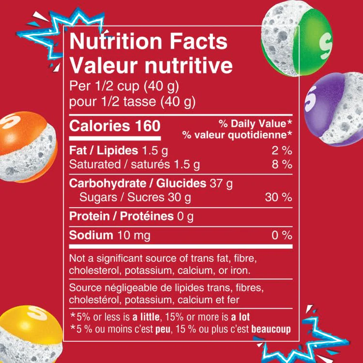 SKITTLES POP'D Original Freeze-Dried Fruity Candy, Crunchy Snack Pack 155g - Canadian Distribution - Ships Free Within Canada on Orders Above CAD $199 - Image 9
