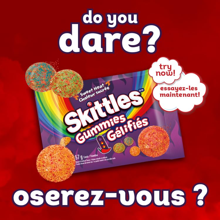 Skittles Sweet Heat Gummy Candy - 18 Pack Bundle (57g Each) - Canadian Distribution - Ships Free Within Canada on Orders Above CAD $199 - Image 7
