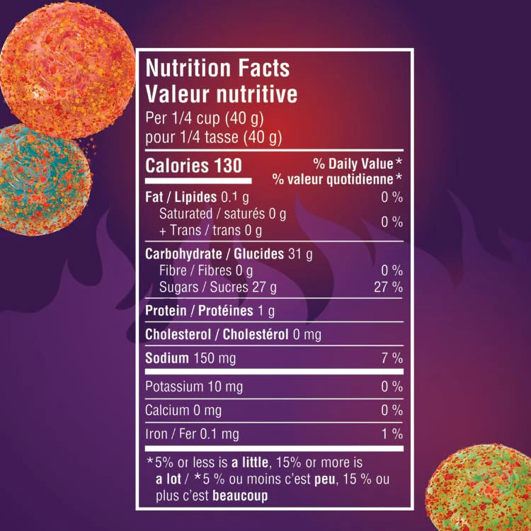 Skittles Sweet Heat Gummy Candy, 2 x 164g Bag - Canadian Distribution - Ships Free Within Canada on Orders Above CAD $199 - Image 2