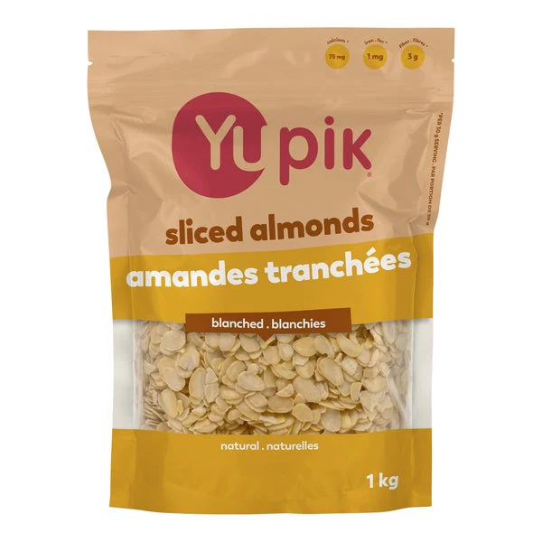 Sliced Almonds - 4 x 1 kg - Yupik - Canadian Distribution - Ships Free Within Canada on Orders Above CAD $199 - Image 4