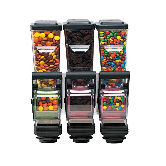 SlimLine Dry Food & Candy Dispenser | Triple 1.4 L - Image 2