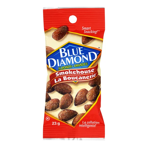 Smokehouse Almonds - 4 Cases x 18 Packs x 23 g - Blue Diamond - Canadian Distribution - Ships Free Within Canada on Orders Above CAD $199 - Image 2