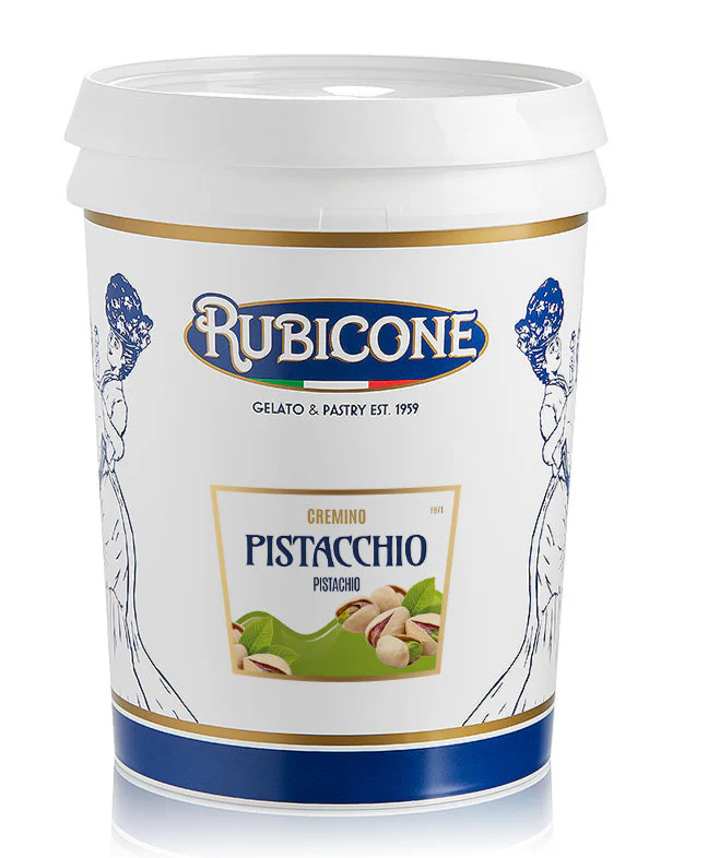Pistachio Spreadable Filling Cream - Cremino Pistachio - 5 KG Bucket - Rubicone Canada - Made in Italy - Ships Free Within Canada on Orders Above CAD $199 - Image 2