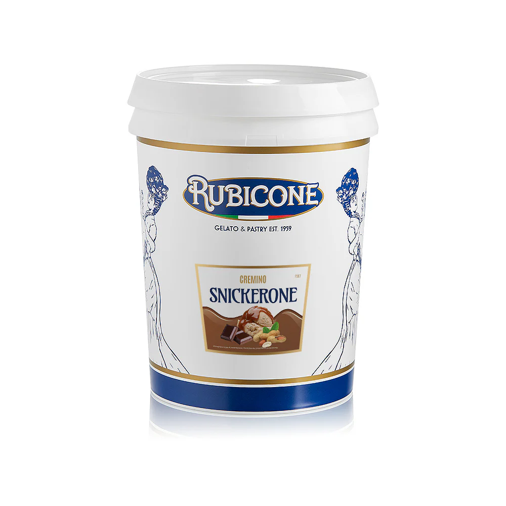Snickerone Spreadable Filling Cream - Cremino Snickerone - 5 KG Bucket - Rubicone Canada - Ships Free Within Canada on Orders Above CAD $199 - Image 2