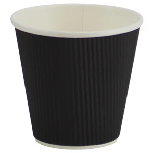 SOMI CUP1R10B-PR, Cup Paper Hot Ripple Black 10 oz., 18.78 LBS, PACK SIZE 500