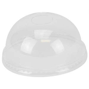 SOMI CUPLCDH1624, Lid PET Dome 1" Hole 98mm, for 12 Squat to 24oz Cups, 10.75 LBS, PACK SIZE 1000