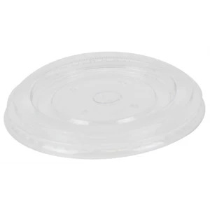 SOMI CUPLCFX1620, Lid Flat X slot 98mm, for 12sq. to 24oz PET Cups, 10.65 LBS, PACK SIZE 1000