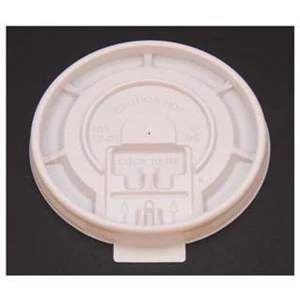 SOMI CUPLFH10/24W-PR, Lid Cup Flat, 90mm, White Fits 8sq. 10-24oz Cup 50x20, 6.55 LBS, PACK SIZE 1000