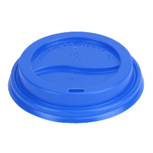 SOMI CUPLHD-BLU, Lid Cup Dome, 90mm, Blue Fits 8sq. 10-24oz Cup 50x20, PS, 7.71 LBS, PACK SIZE 1000