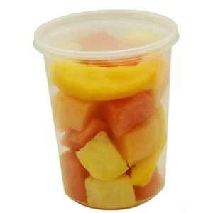 SOMI DC32CL-PR, Container Deli, 32oz Clear PP, 10x50, 20.94LBS, CLEAR, 500 PER PACK