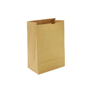 SOMI KB20LBH, Bag Paper Kraft 20lb, HVY 8.25"x5.25"x16 1/8", 31LBS, BROWN, 500 PER PACK