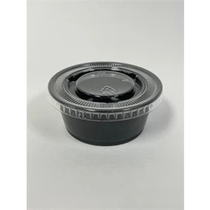 SOMI PC325GXBK, Cup Plastic Portion 3 1/4 oz PP 25x100 BLACK, 17.10 LBS, PACK SIZE 2500