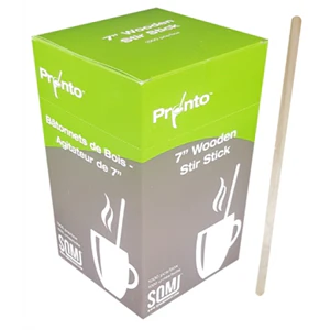 SOMI STX7WD, Stir Stick Birch Wood 7" 10x1M, 15.00 LBS, PACK SIZE 10,000