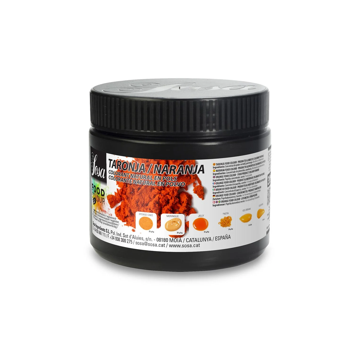 SOSA Natural Orange Food Colouring Powder - 300g - Canadian Distribution - Ships Free Within Canada on Orders Above CAD $199 - Image 13
