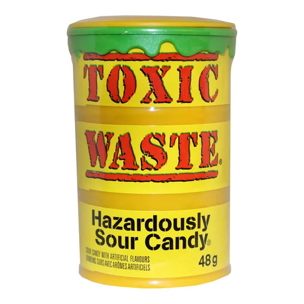 Sour Candy Drum - 4 Cases x 12 Packs x 48 g - Toxic Waste - Canadian Distribution - Ships Free Within Canada on Orders Above CAD $199 - Image 2