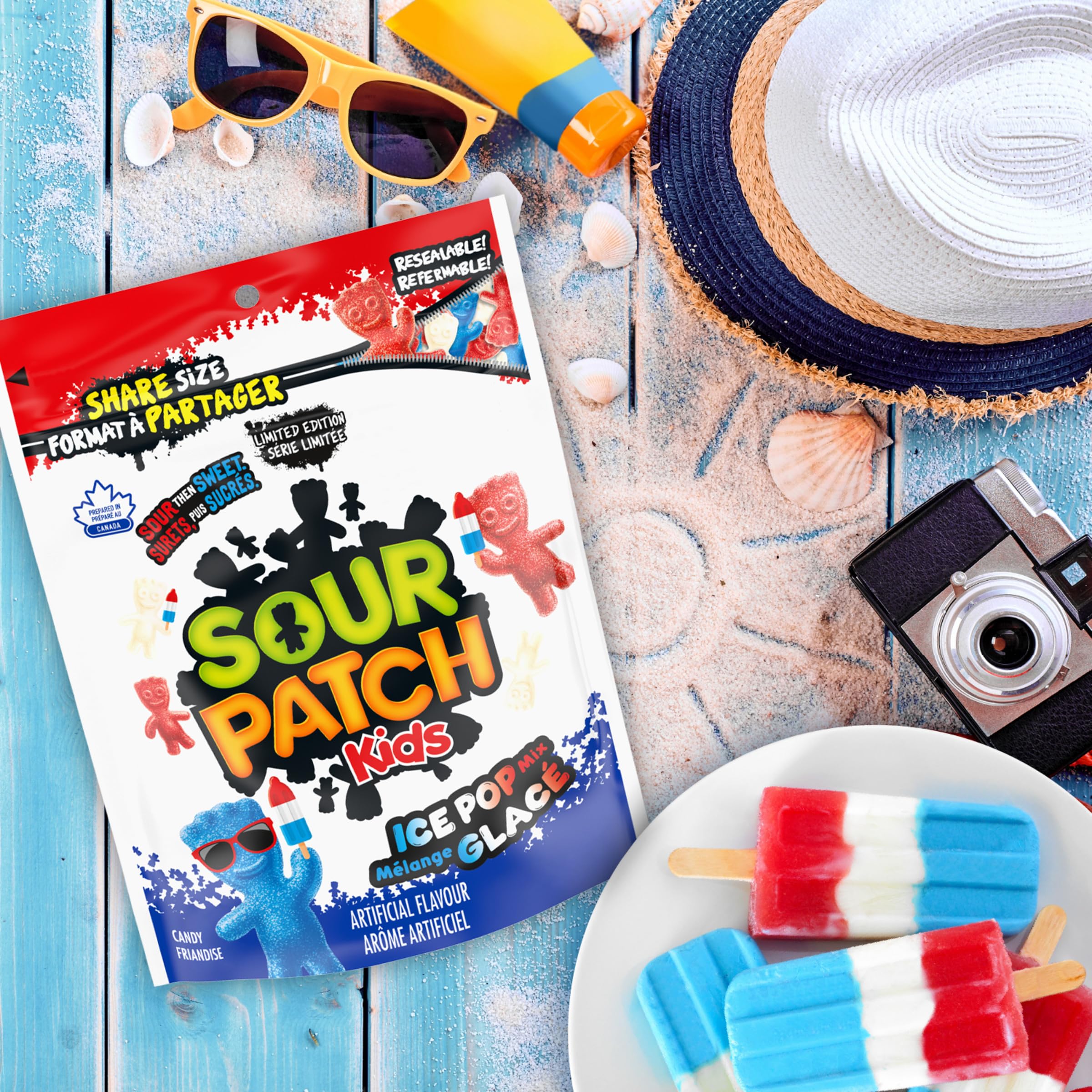 SOUR PATCH KIDS Ice Pop Mix Candy – 2 x 315g - Canadian Distribution - Ships Free Within Canada on Orders Above CAD $199 - Image 5