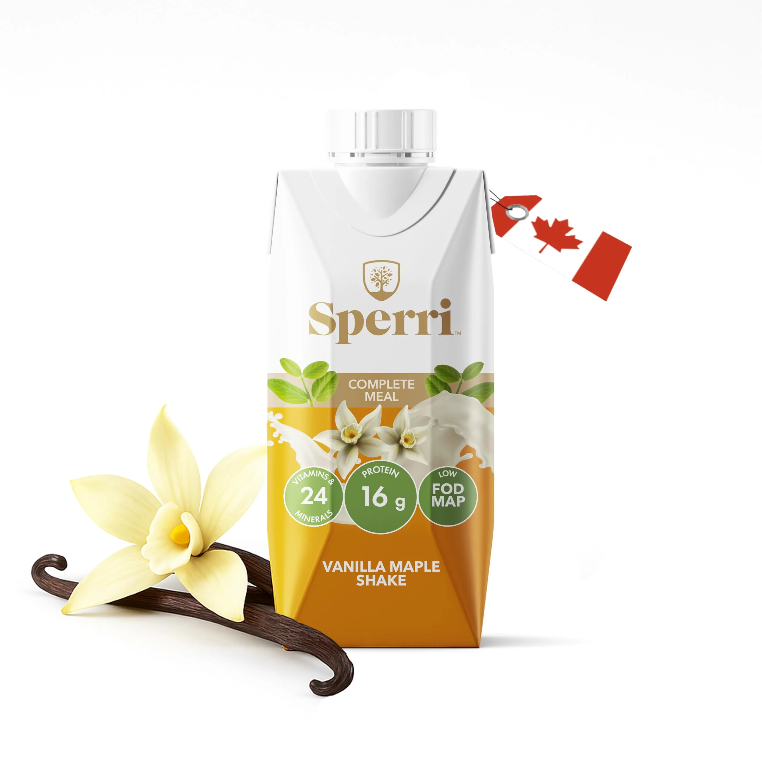 Sperri โ Plant Based Meal Replacement Shake โ Vanilla โ 12 ร 330mL - Canadian Distribution - Ships Free Within Canada on Orders Above CAD $199