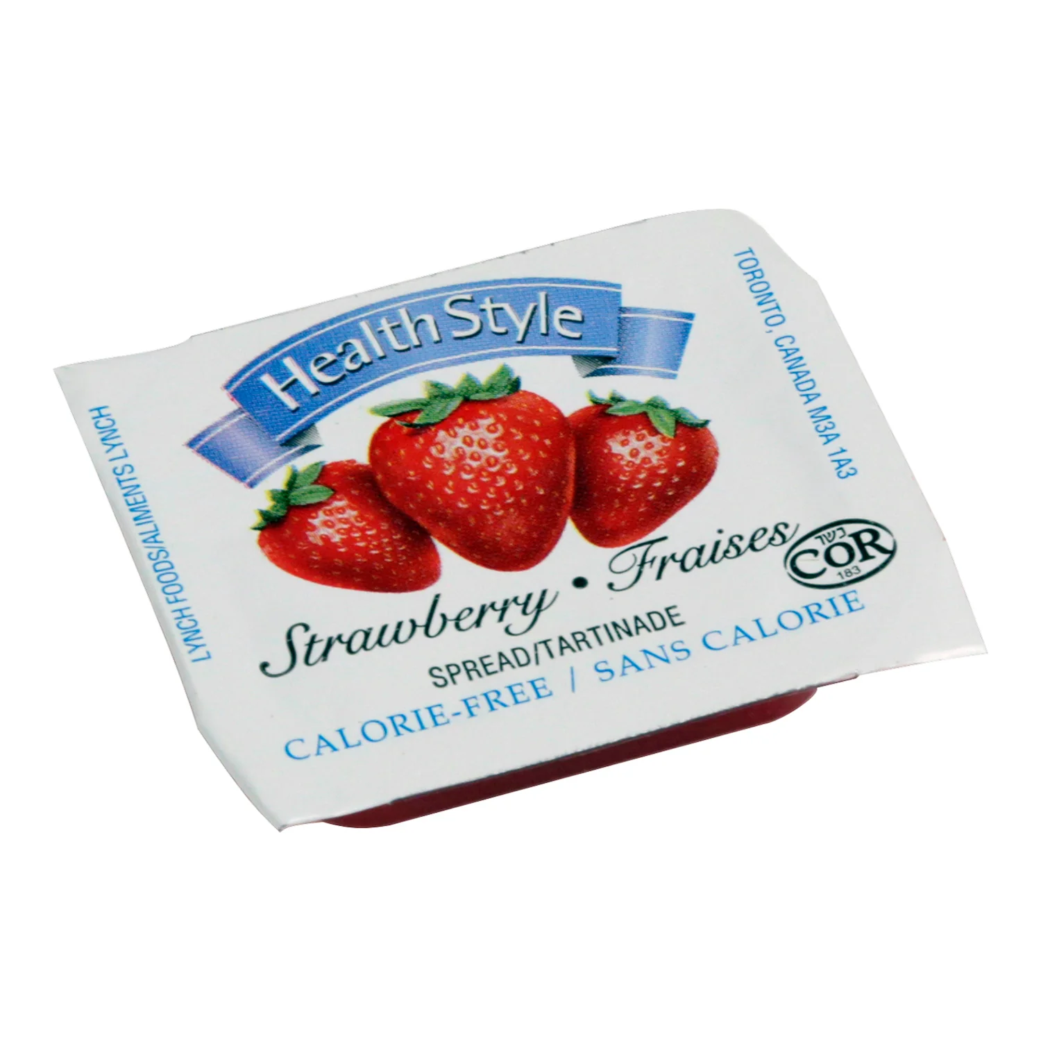 Spread Strawberry Calorie Reduced Individual - 200 x 12 g - Health Style - Restaurant and Foodservice Ingredients - Canadian Distribution - Ships Free Within Canada on Orders Above CAD $199
