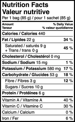SS-Frutas | Plantain Crunchy Crisps Chips Naturally Sweet | 85 g X 50 | Box - Ships Free Within Canada on Orders Above CAD $199 - Ships Free Within Canada on Orders Above CAD $199 - Image 2