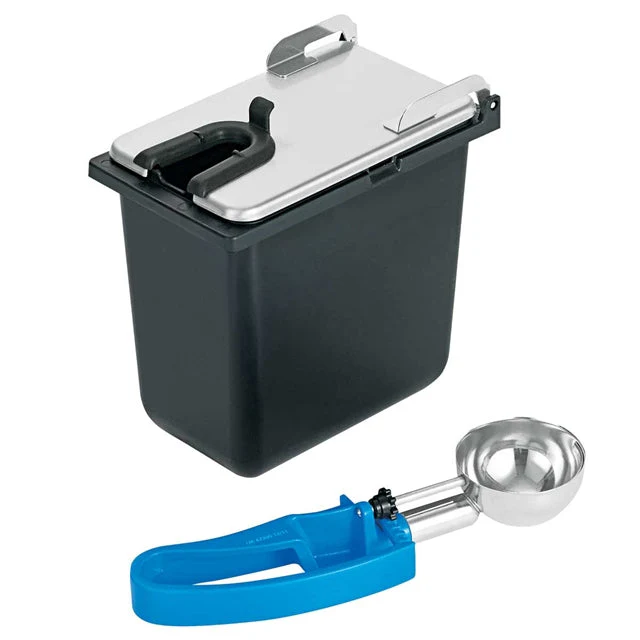 Stainless Steel Lid, Disher Opening | 1/9-Size Jar - Image 2