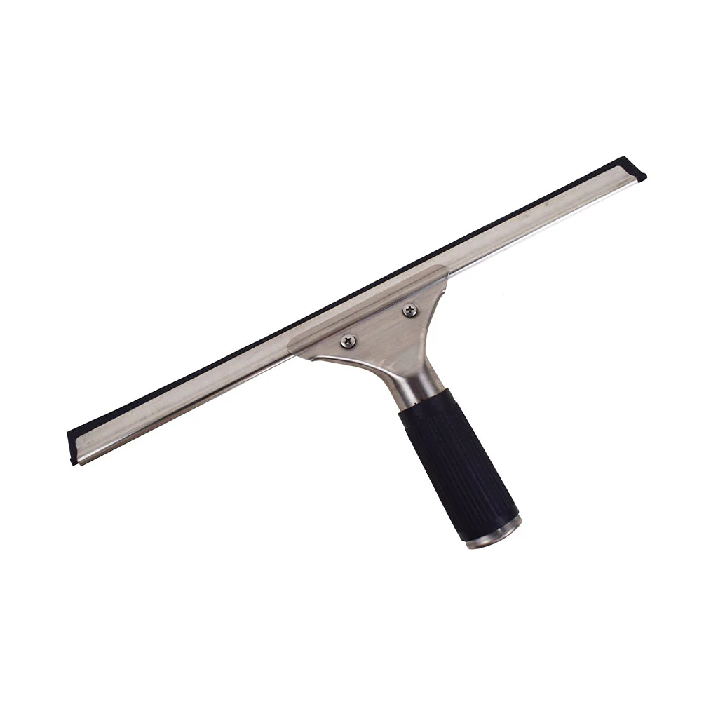 Stainless Steel Squeegee Complete With Channel And Rubber - Sold By The Case